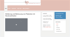 Desktop Screenshot of dr-nager.ch